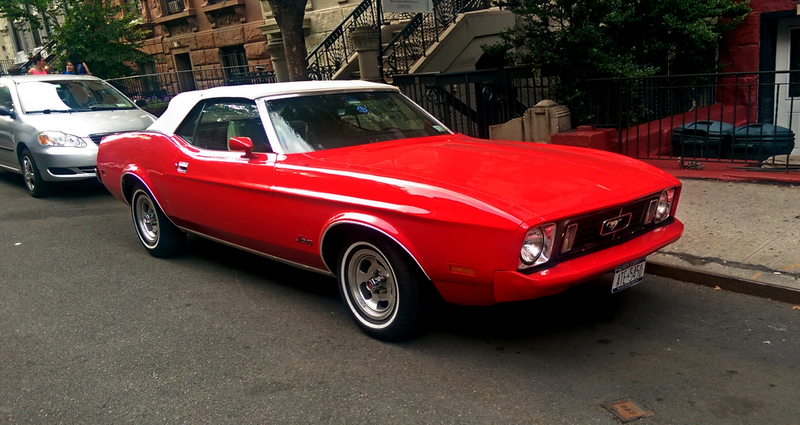 Illustration for article titled Spotted: '73 Mustang Convertible